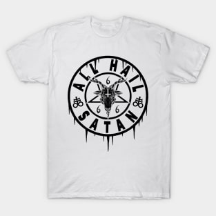 ALL HAIL SATAN - BAPHOMET AND THE OCCULT T-Shirt